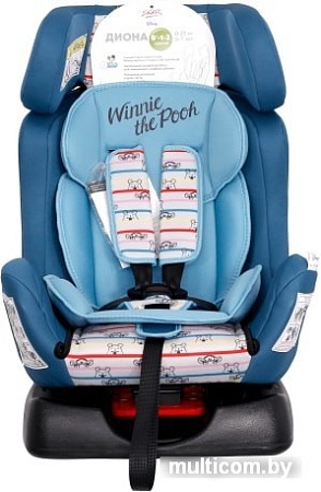 Детское автокресло Siger Диона Винни Пух (полосы/бирюзовый)