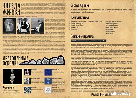 Настольная игра Нескучные игры Звезда Африки [7832]