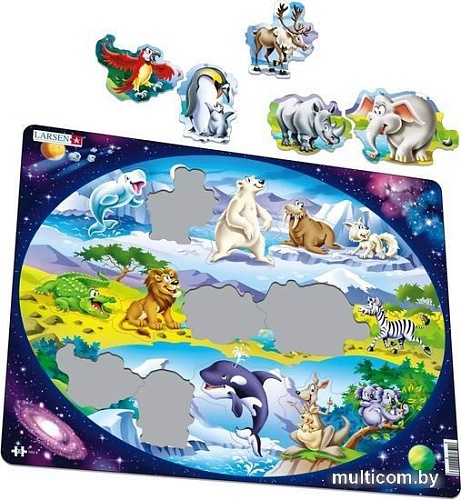 Мозаика/пазл Larsen Планета животных NM6