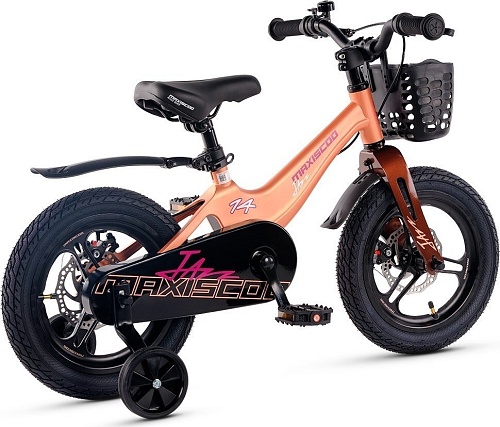 Детский велосипед Maxiscoo Jazz Pro 14 2025 MSC-J1441P (пудра)