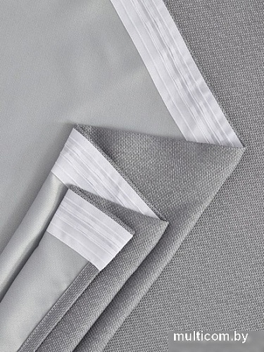 Комплект штор Soft Lines Рогожка димаут 2226-27 2x2.6 м (серый, 2 шт)