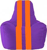 Кресло-мешок Flagman Спортинг С1.1-33 (фиолетовый/оранжевый)