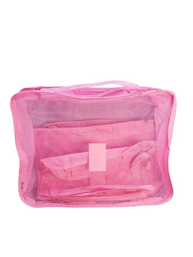 Органайзер для хранения ILikeGift Laundry pouch 133-022 (6шт, розовый)