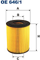 Масляный фильтр Filtron OE 646/1