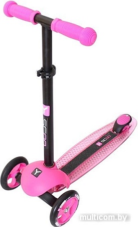 Самокат Y-Scoo RT Trio Diamond 120 (розовый)