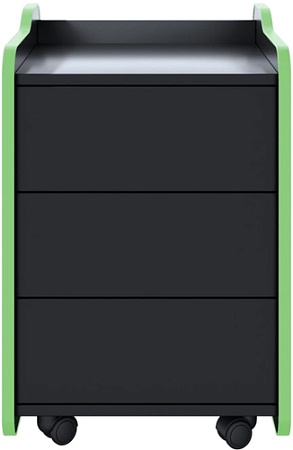 Тумба VMM Game Case 40 Black Green CS-1BKGN (черный/зеленый)