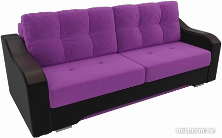 Диван Лига диванов Браун 102173 (фиолетовый/черный)