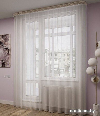 Тюль Legrand Лен 2x2.6 м (белый)