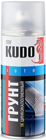 Автомобильный грунт Kudo Цинконаполненный KU-2301 520мл (серый)