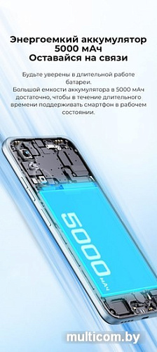 Смартфон Tecno Pop 6 Pro 2GB/32GB (мощный черный)