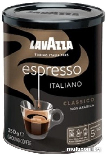 Кофе Lavazza Caffe Espresso молотый в банке 250 г