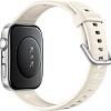 Умные часы Huawei Watch FIT 4 (серебристый, с бежевым силиконовым ремешком, международная версия) + наушники Huawei FreeBuds SE 2 по акции