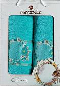 Набор полотенец Merzuka Ceremony 50x90/70x140 11776 (бирюзовый)
