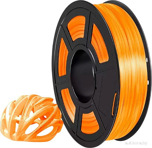 Пластик NV Print NV-3D-TPU-TRANS-ORANGE (1.75мм, 500г, прозрачный/оранжевый)