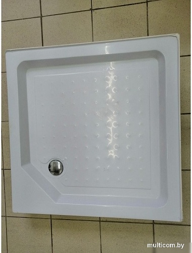 Душевой поддон Pelican T80SQ 80x80x14 (с сифоном)