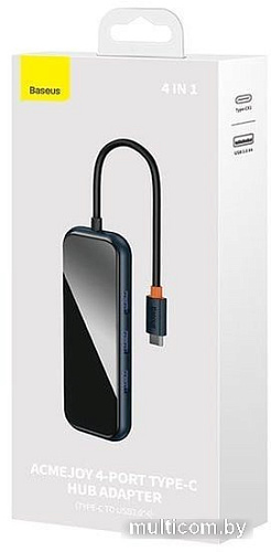 USB-хаб Baseus AcmeJoy 4-Port Type-C Hub Adapter WKJZ010513