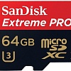 Карта памяти SanDisk Extreme Pro microSDXC 64GB + кардридер [SDSQXPJ-064G-GN6M3]