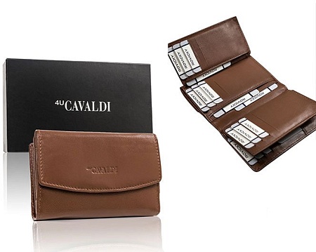 Кошелек Cedar 4U Cavaldi RD-DB-10-GCL (D.Tan)