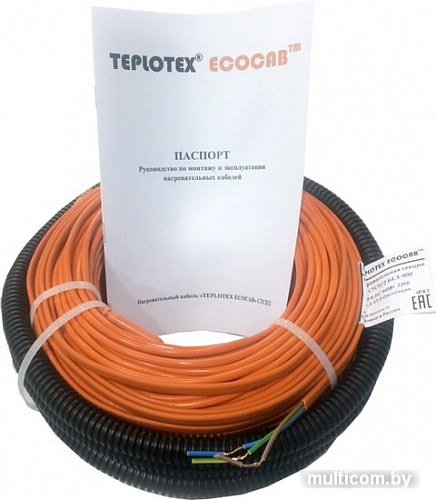 Нагревательный кабель Teplotex EcoCab 14w-80.0m/1200w