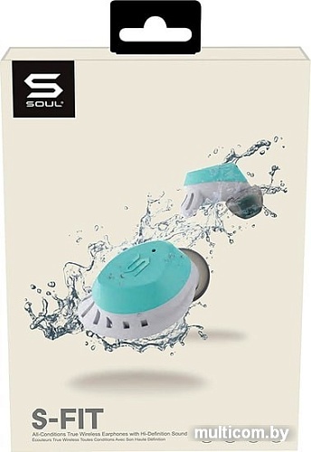 Наушники Soul S-FIT (бирюзовый)