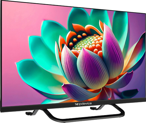 Телевизор Topdevice 24&quot; SMART TV YаOS (черный)