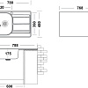 Кухонная мойка Ukinox Спектр SPM788.480 GT6K 1R