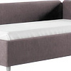 Кровать-тахта Сонум Capri R 90x200 (микровелюр кофе)