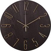 Настенные часы Рубин Классика 3010-003 (коричневый/золотистый)