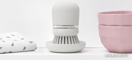 Щетка с дозатором Brabantia 302640 (светло-серый)