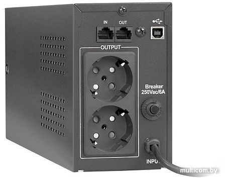 Источник бесперебойного питания ExeGate BNB-850.LED.AVR.EURO.RJ.USB EP285474RUS