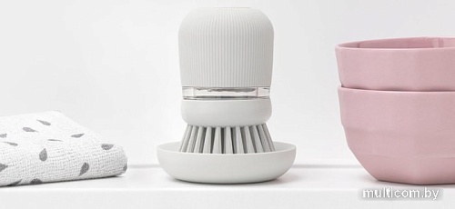 Щетка с дозатором Brabantia 302640 (светло-серый)