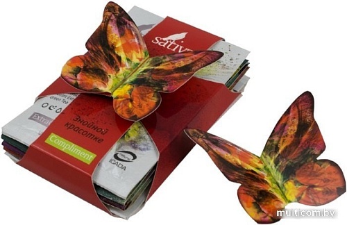 Косметика по уходу за лицом Sativa Набор масок с многофункц. эффектом Комплимент Знойной красотке