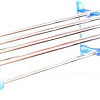 Полка для полотенца Primanova M-B12-23 (прозрачный/голубой)