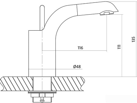 Смеситель Cersanit Luvio S951-051