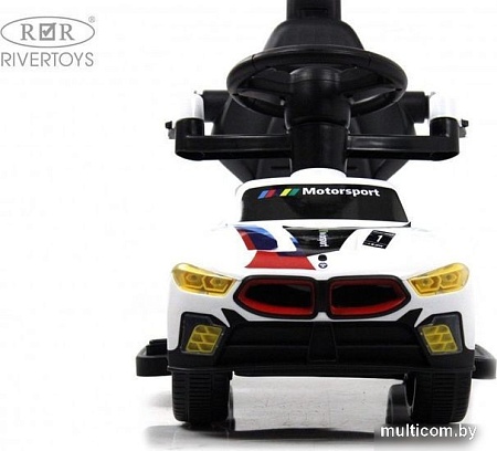 Каталка RiverToys F003FF-P (белый)