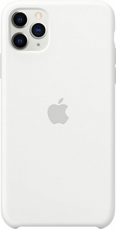 Чехол Apple Silicone Case для iPhone 11 Pro Max (белый)