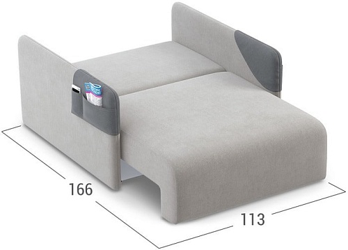 Кресло-кровать Moon Trade Барселона 118 002771 (серый)