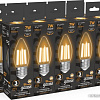 Светодиодная лампочка Gauss Filament Свеча 7W 550lm 2700К Е27 LED 1/10/50 103802107
