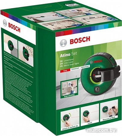 Лазерный нивелир Bosch Atino Set 0603663A01 (6 гелевых вкладышей)