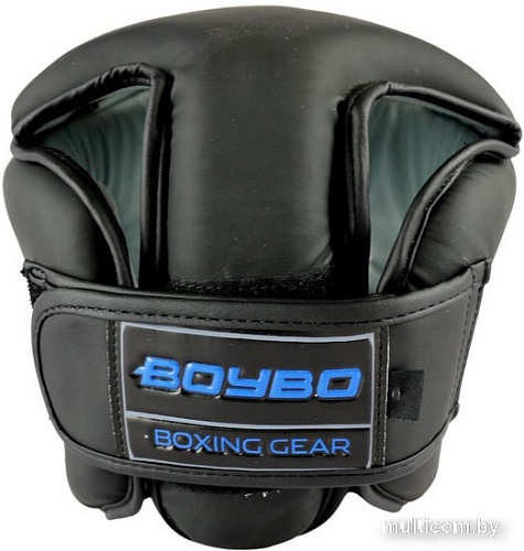 Cпортивный шлем BoyBo B-Series BH300 (XL, черный/синий)