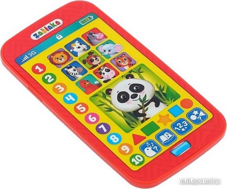 Интерактивная игрушка Zabiaka Обучающий смартфончик 3630471