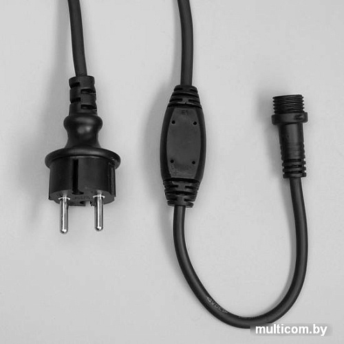Бахрома Luazon 3x0.6 м 160 LED 3584194 (черный ПВХ провод, белый)
