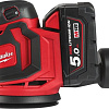 Эксцентриковая шлифмашина Milwaukee M18 BOS125-502B 4933464229 (с 2-мя АКБ, сумка)