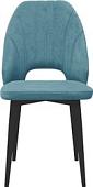 Стул Трия Капри конус Т2 исп.2 (черный муар/велюр бирюзовый)