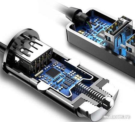 Автомобильное зарядное Baseus CCTON-01