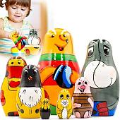 Развивающая игра Брестская Фабрика Сувениров С персонажами из сказки Винни Пух 7107 (набор 7 шт)