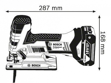 Электролобзик Bosch GST 18 V-LI S [06015A5100]