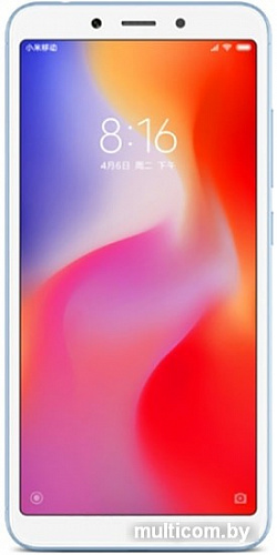 Смартфон Xiaomi Redmi 6A 2GB/32GB международная версия (голубой)