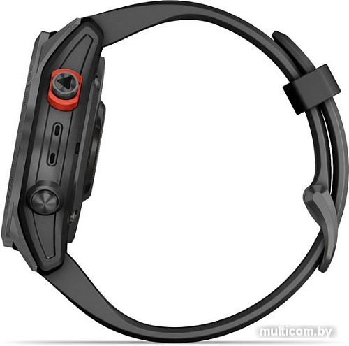 Умные часы Garmin Fenix 7S Solar 42 мм (сланцево-серый/черный)