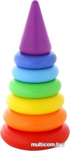 Пирамидка Полесье Колечко-конус (8 элементов)